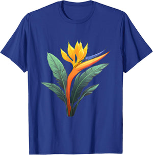 Bird of Paradise Plant Flower T-Shirt - T-Shirt | Royal