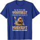 Amazing Muskrat Wilderness Lovers Muskrat Always Be Yourself Animal Lover - Black - Small - -Adults & Kids - Short Sleeve - Regular Fit - Cotton, Polyester T-Shirt - T-Shirt | Royal