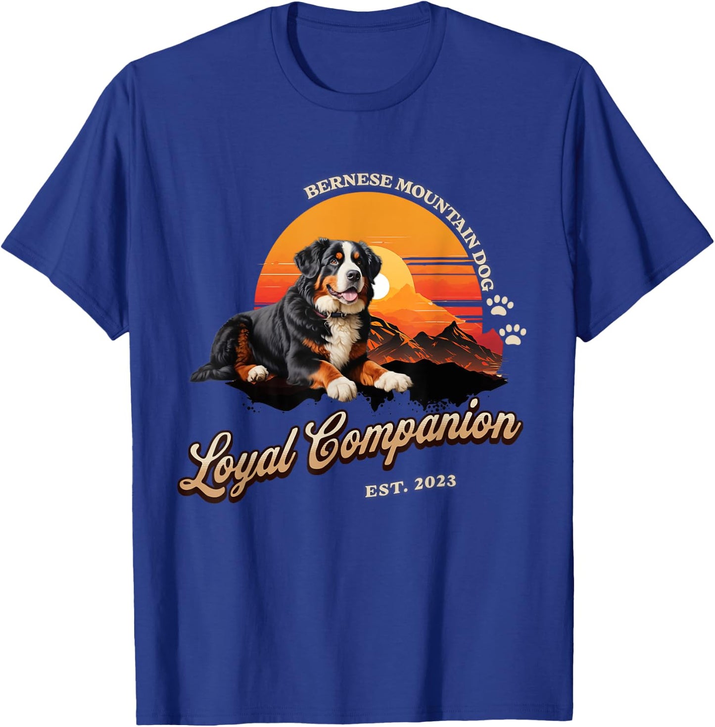 Bernese Mountain dog Shirt. Bernese Mountain dog Men Women T-Shirt - T-Shirt | Royal