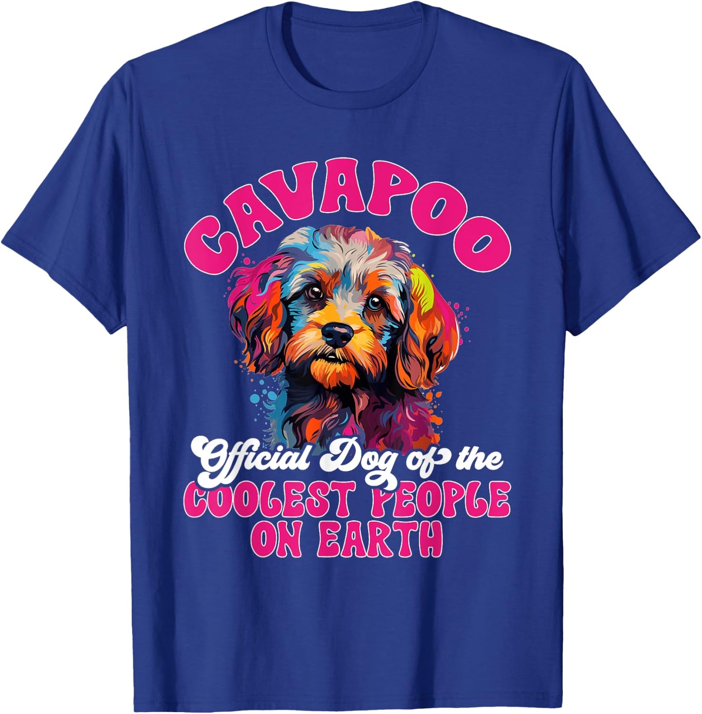 Cavapoo Dog Breed Pet Cavapoo Official Dog of the Coolest T-Shirt - T-Shirt | Royal