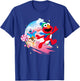 Sesame Street Holiday Cheer With Elmo, Tango, Cookie Monster T-Shirt - T-Shirt | Royal