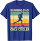 Funny Running Dad Marathon Runner Coach Marathoner Small T-Shirt - T-Shirt | Royal