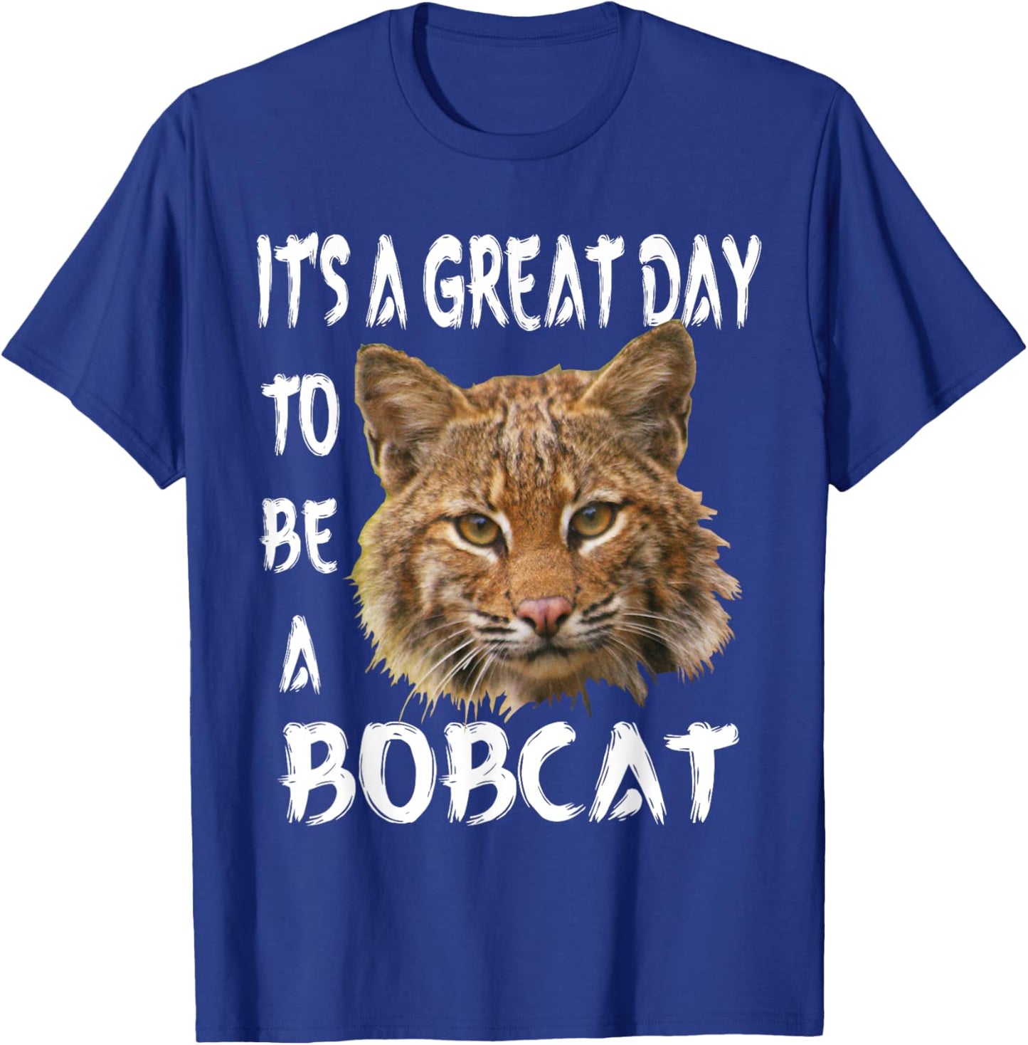 Bobcats School Sports Fan Team Spirit Great Day T-Shirt - T-Shirt | Royal