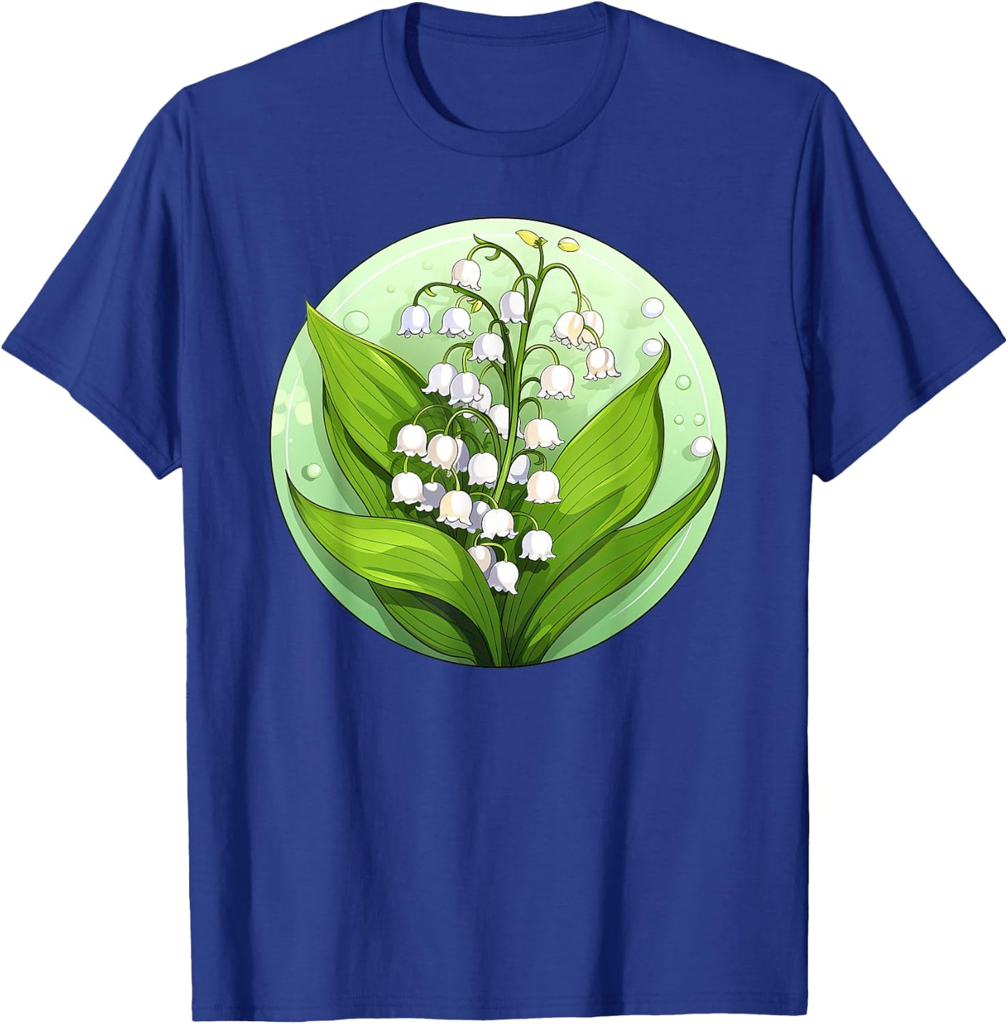 Lily Of The Valley Flower - Convallaria Majalis - White Lily T-Shirt - T-Shirt | Royal