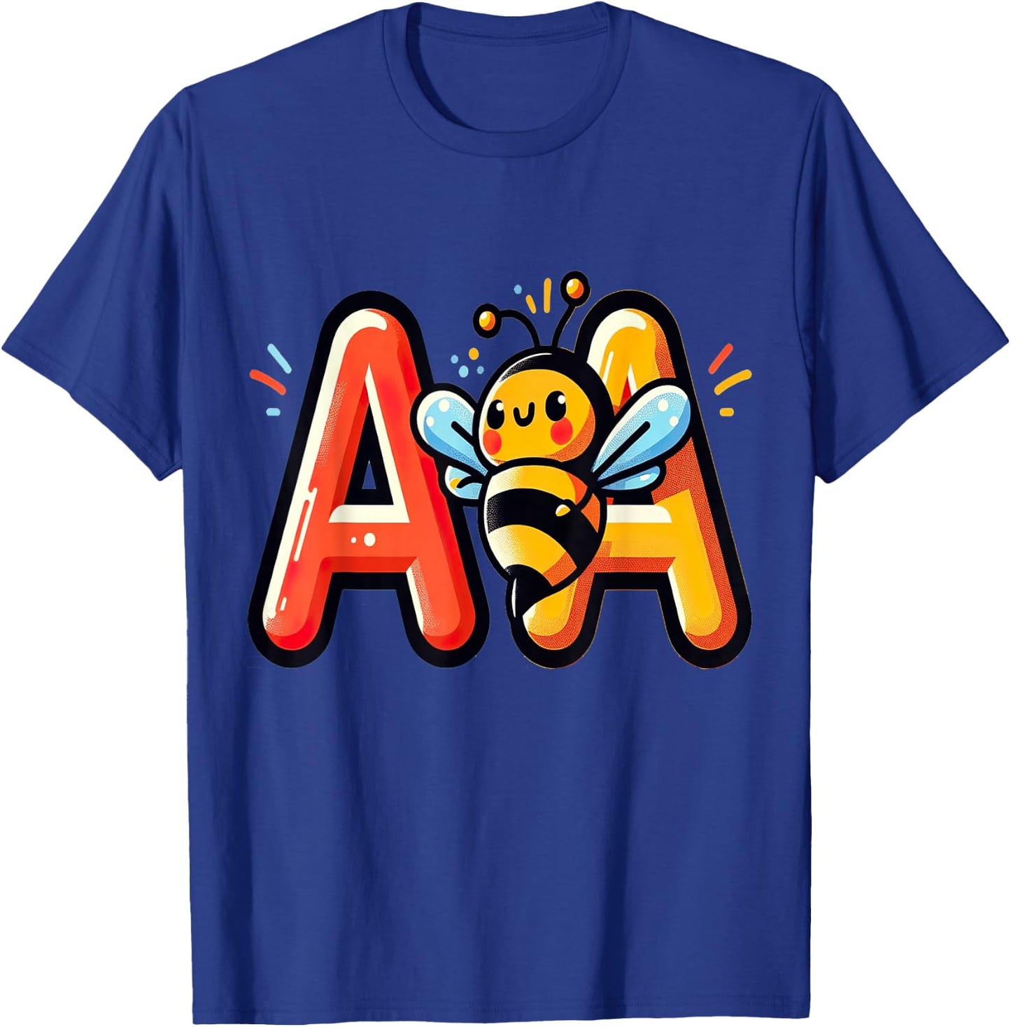 ABA Therapist Bee Therapy Behavior Analyst RBT Funny T-Shirt - T-Shirt | Royal