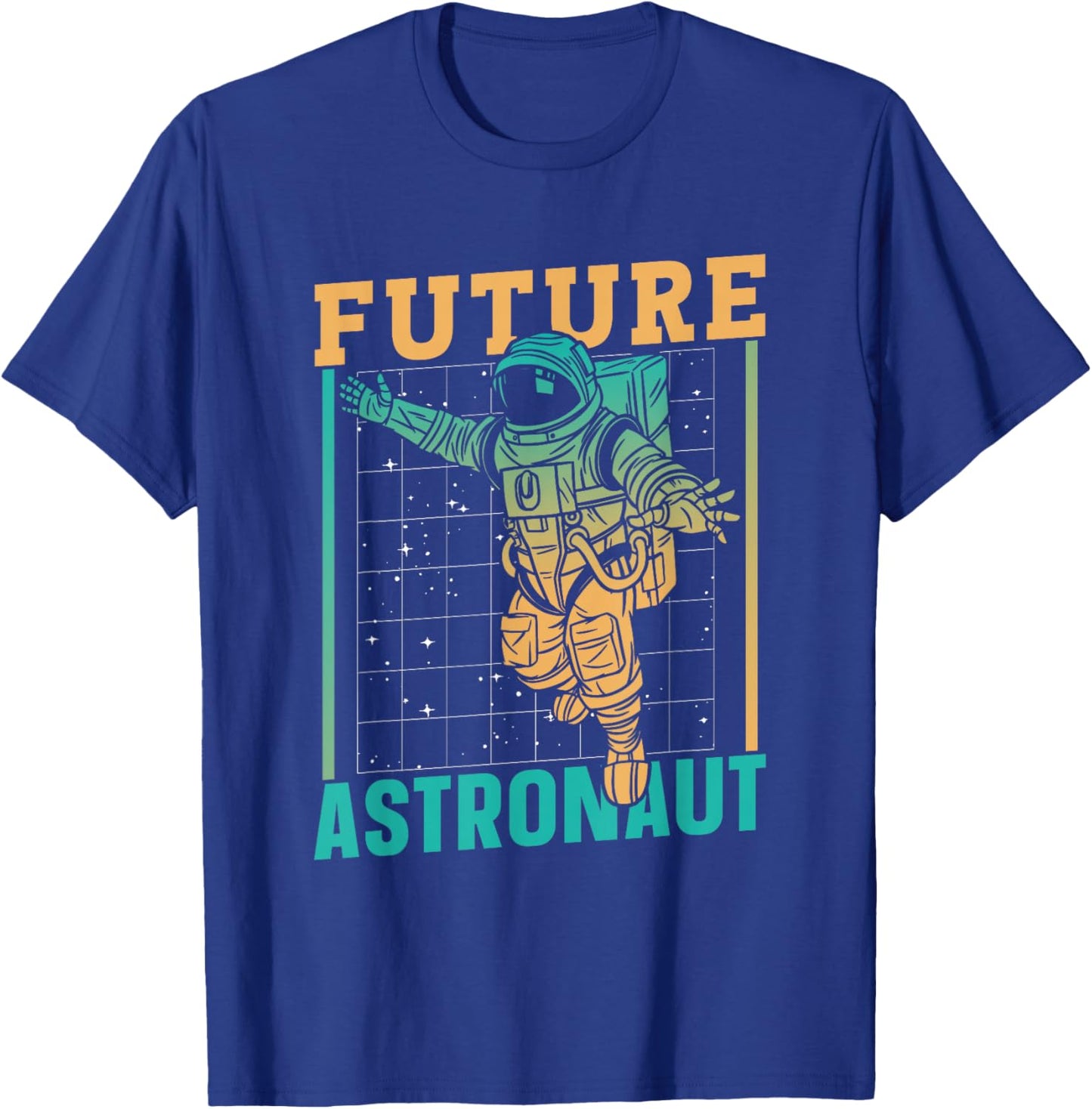 Future Astronaut Astronomy Space Rocket Planets T-Shirt - T-Shirt | Royal