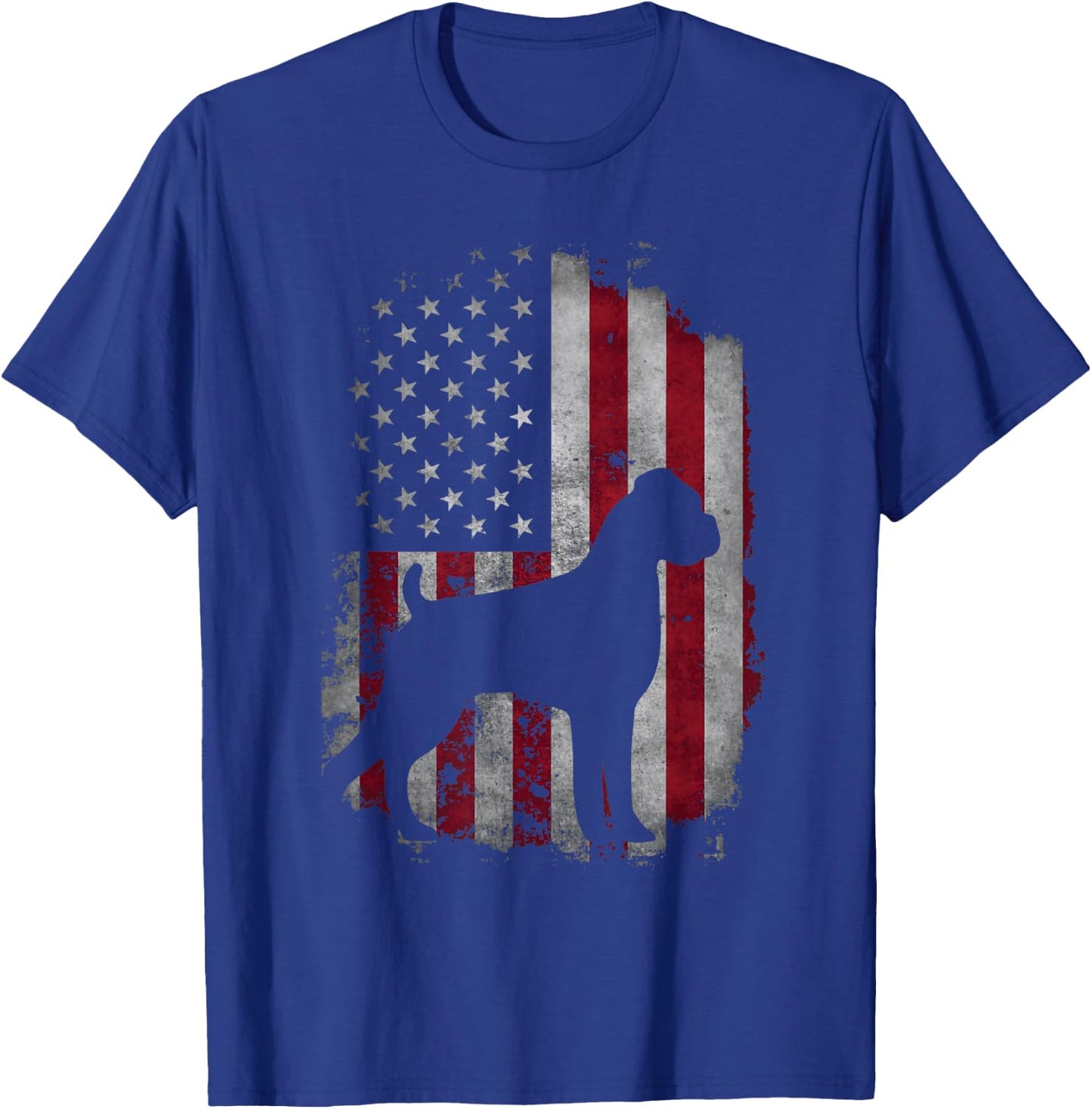 USA American Boxer Dog - Animal Dog Breeder Puppy Trainer Men Women Kids T-Shirt - T-Shirt | Royal