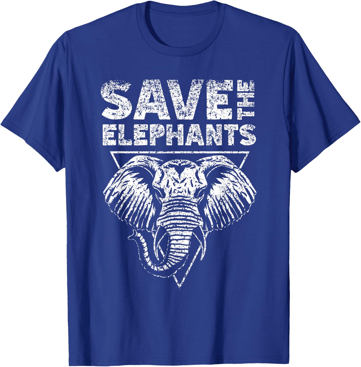 Save The Elephants Endangered Elephant Rescue T-Shirt - T-Shirt | Royal
