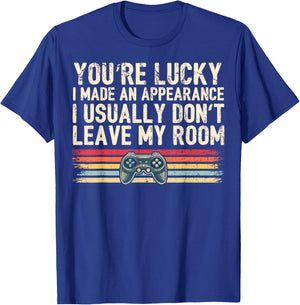 You're Lucky I Made an Appearance Video Game Controller Boys T-Shirt - T-Shirt | Royal