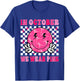 In October We Wear Pink Ribbon Breast Cancer Awareness T-Shirt - T-Shirt | Royal
