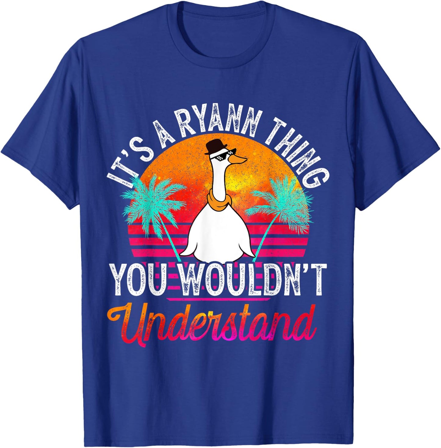 It's A Ryann Thing You Wouldn't Understand Funny Ryann Name T-Shirt - T-Shirt | Royal