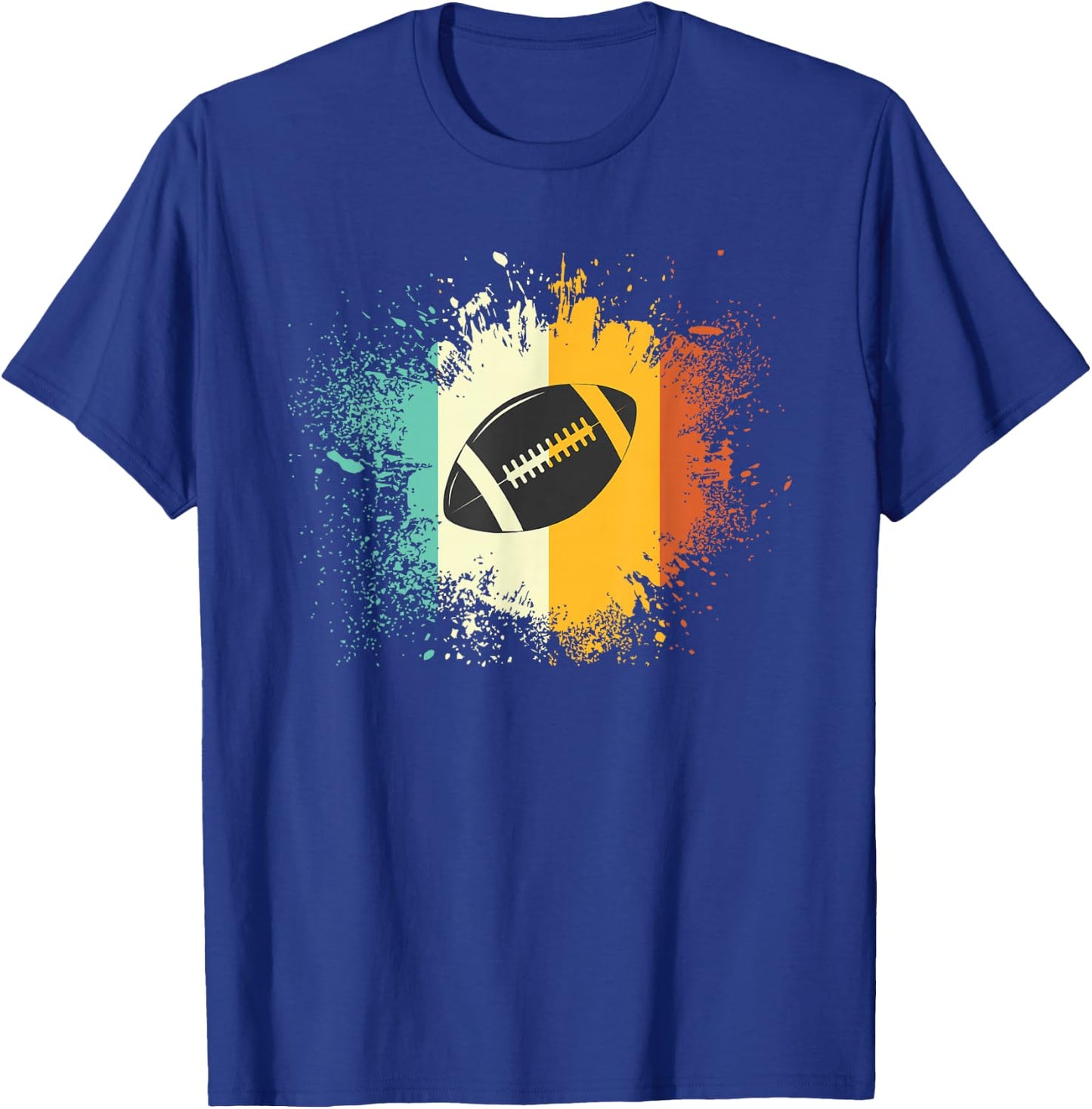 American Football - Vintage Football T-Shirt - T-Shirt | Royal