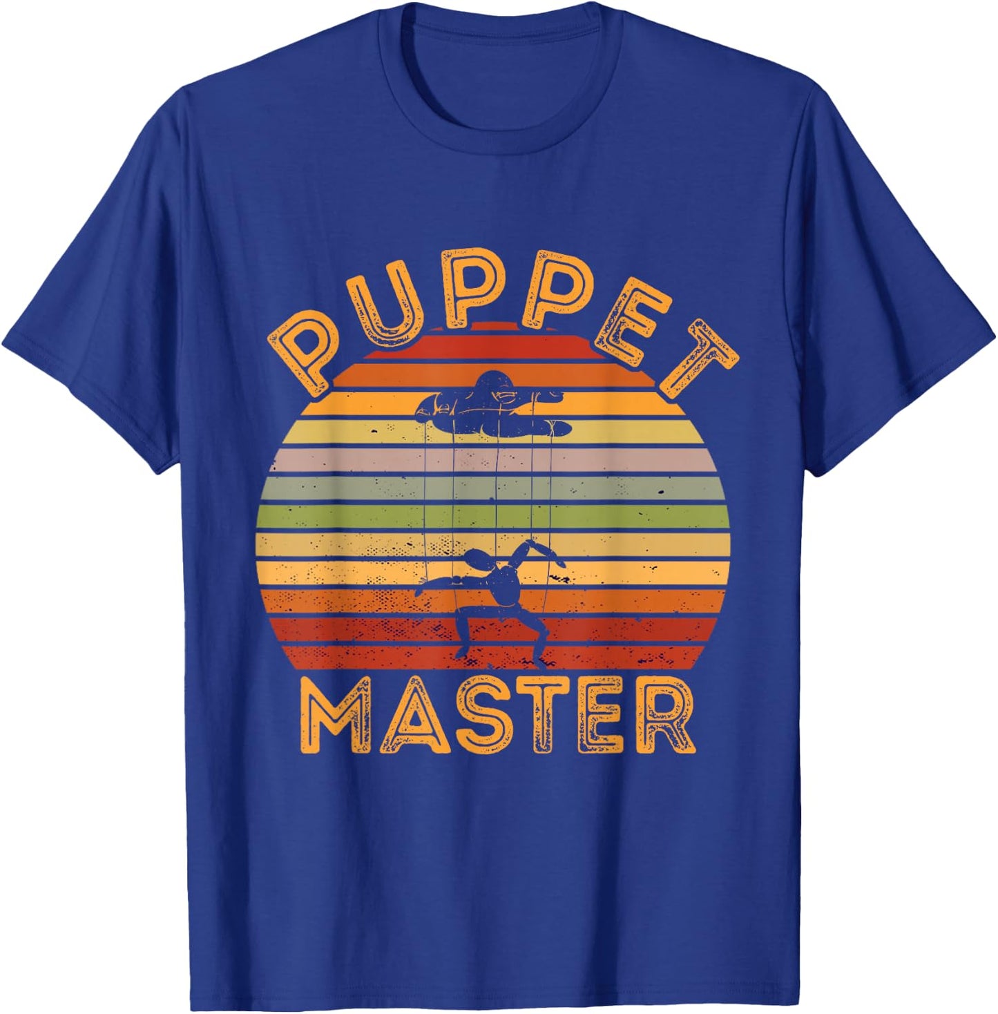 Puppet Master Retro Ventriloquist Ventriloquism Puppeteer T-Shirt - T-Shirt | Royal