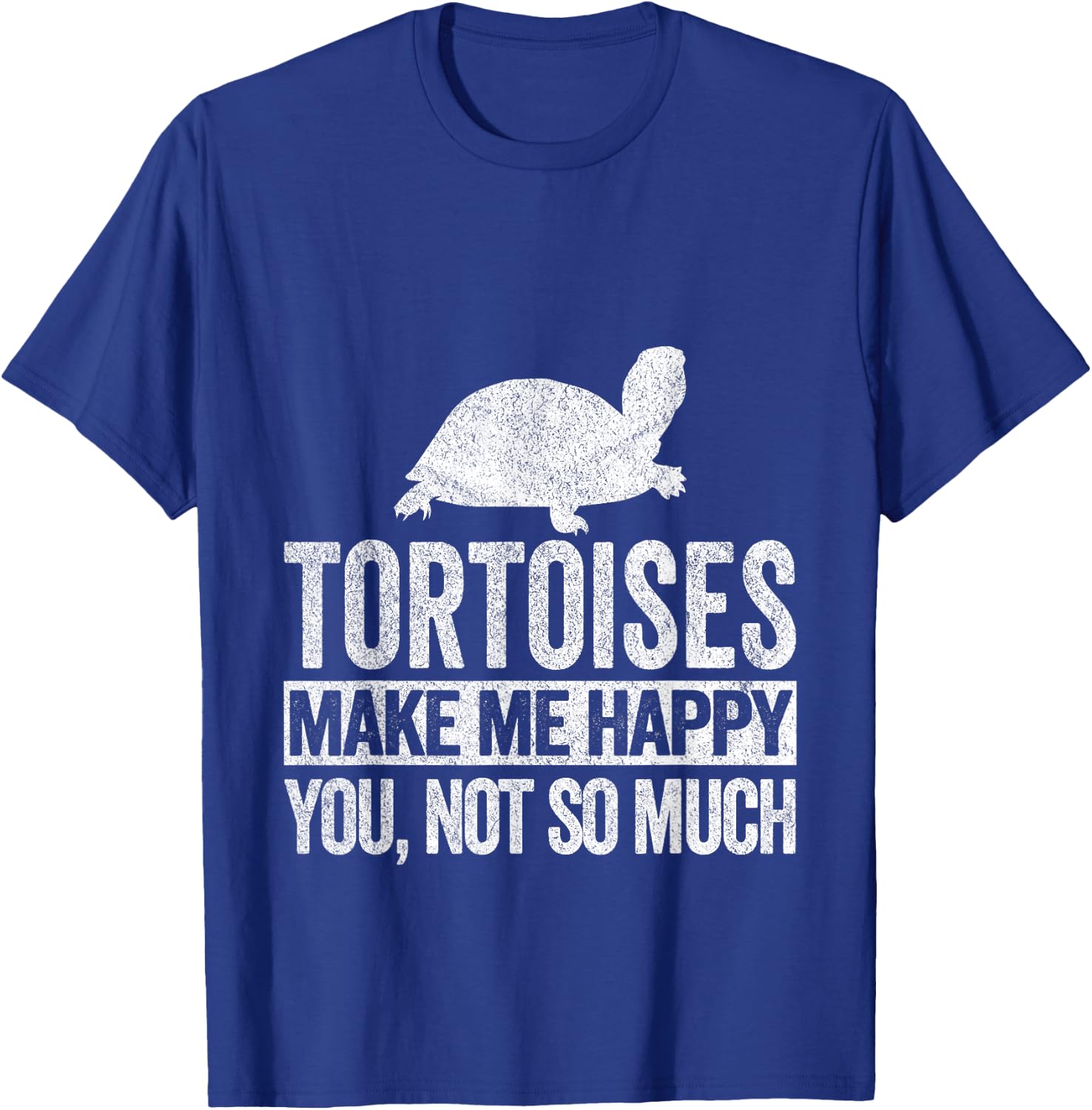Tortoises Turtle Lover Funny Tortoise Quote Retro T-Shirt - T-Shirt | Royal