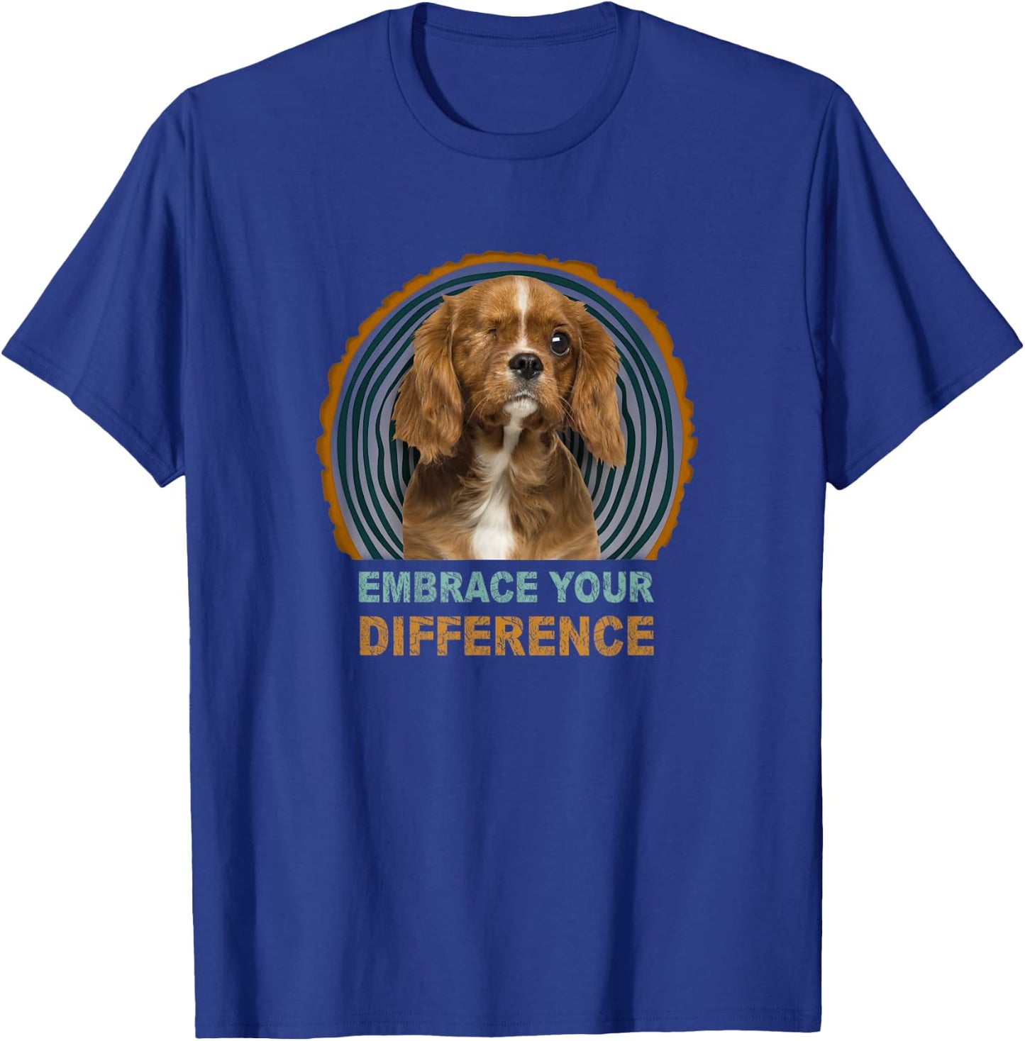 One Eyed Cavalier King Charles Dog Women Kids T-Shirt - T-Shirt | Royal