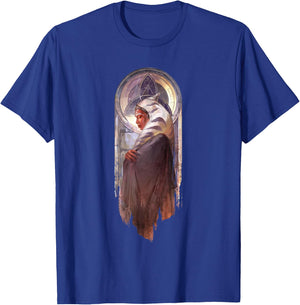 Star Wars: Ahsoka Side View Artistic Painting Portrait T-Shirt - T-Shirt | Royal