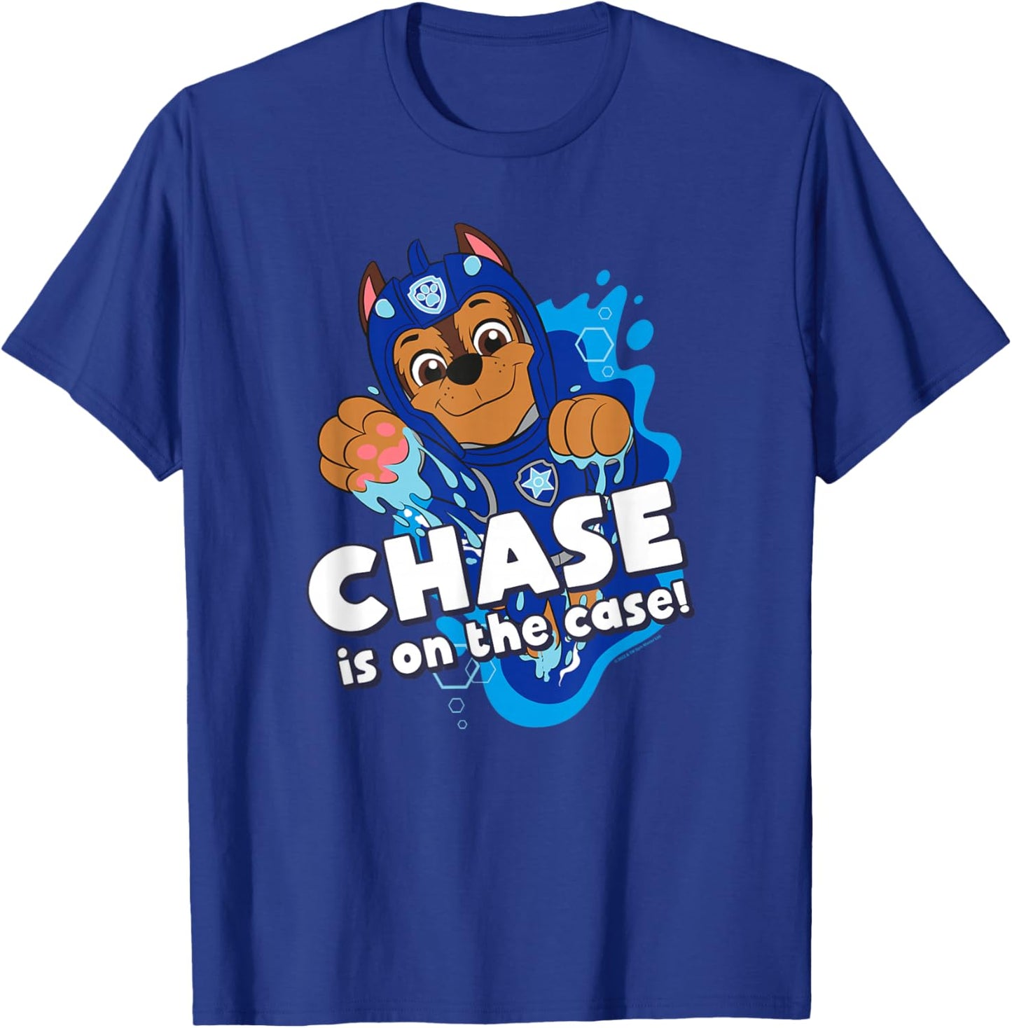 PAW Patrol Aqua Pups Chase on The Case T-Shirt - T-Shirt | Royal