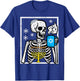 Hanukkah Skeleton Coffee Chanukah Jewish Festival Men Women T-Shirt - T-Shirt | Royal