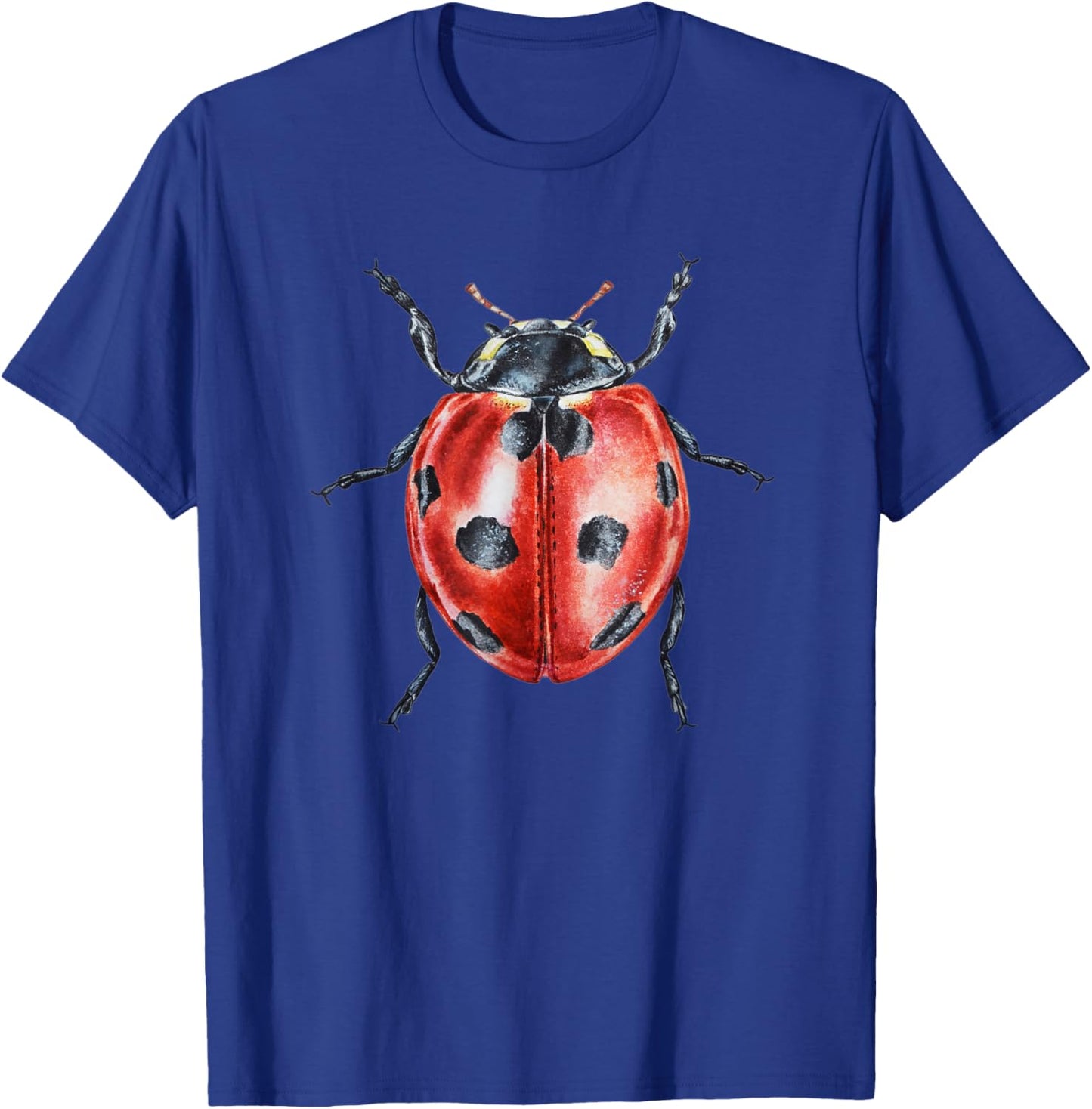 cute ladybug Hand drew for lovers of insects Bug T-Shirt - T-Shirt | Royal
