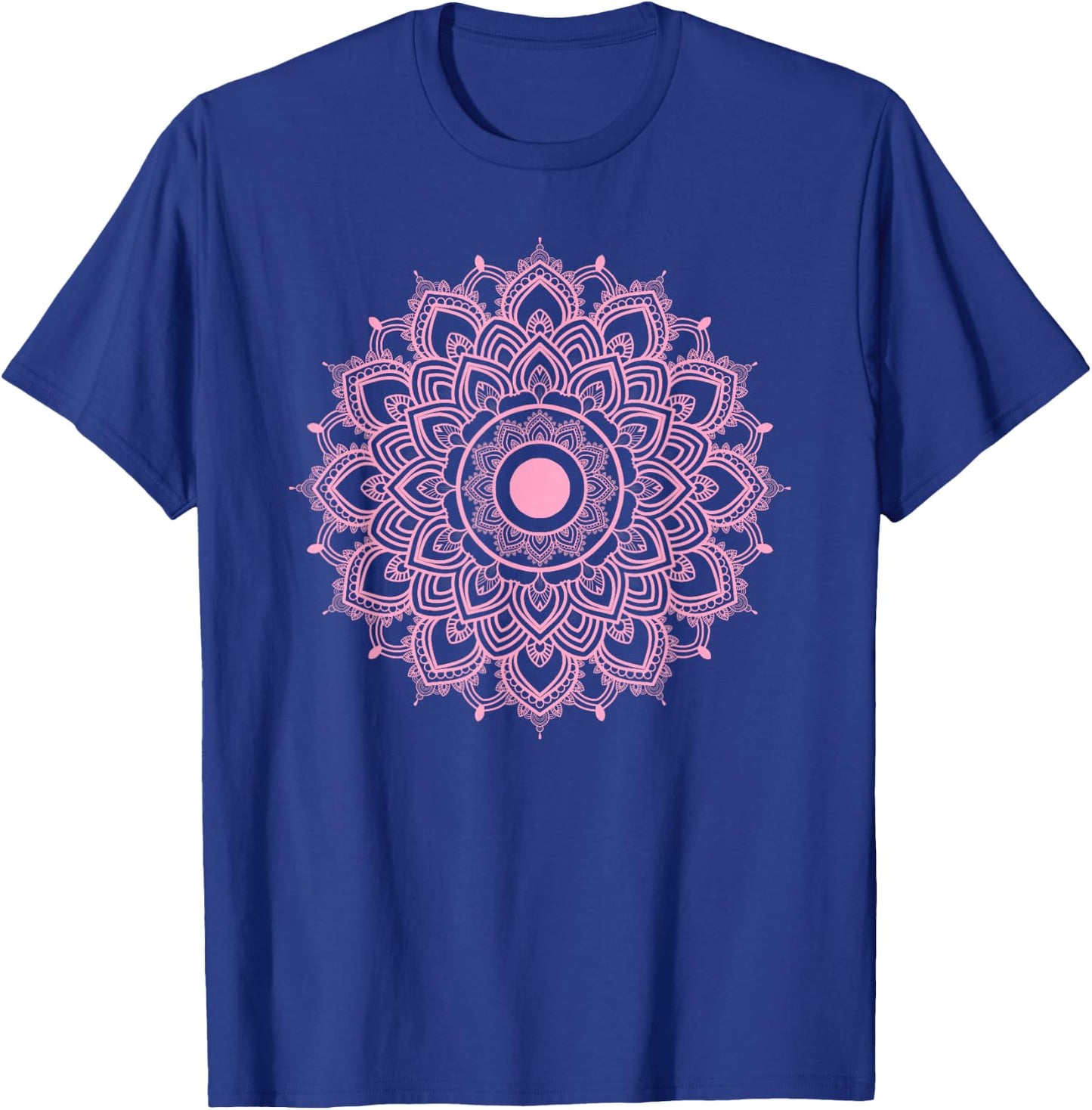 Mandala Circle Meditation Yoga Outfit T-Shirt - T-Shirt | Royal