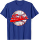 Vintage Boston Baseball Lover Women Kids T-Shirt - T-Shirt | Royal