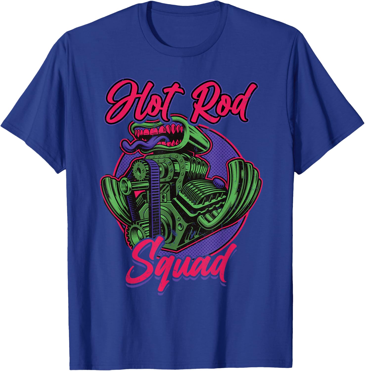 Hot Rod Squad T-Shirt - T-Shirt | Royal