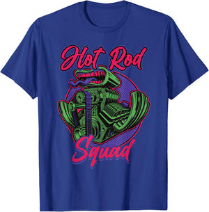Hot Rod Squad T-Shirt - T-Shirt | Royal