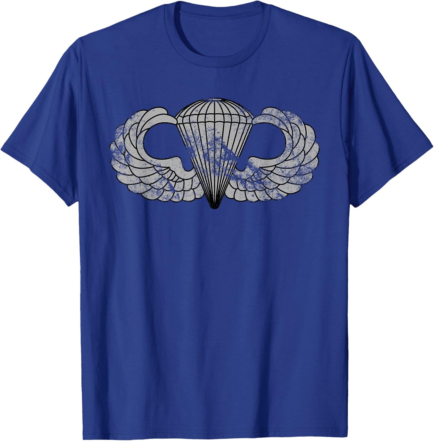 US Army Parachutist Badge - Airborne Jump Wings Paratrooper T-Shirt - T-Shirt | Royal