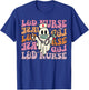 Groovy Labor & Delivery Funny Halloween Costume L&D Nurse T-Shirt - T-Shirt | Royal