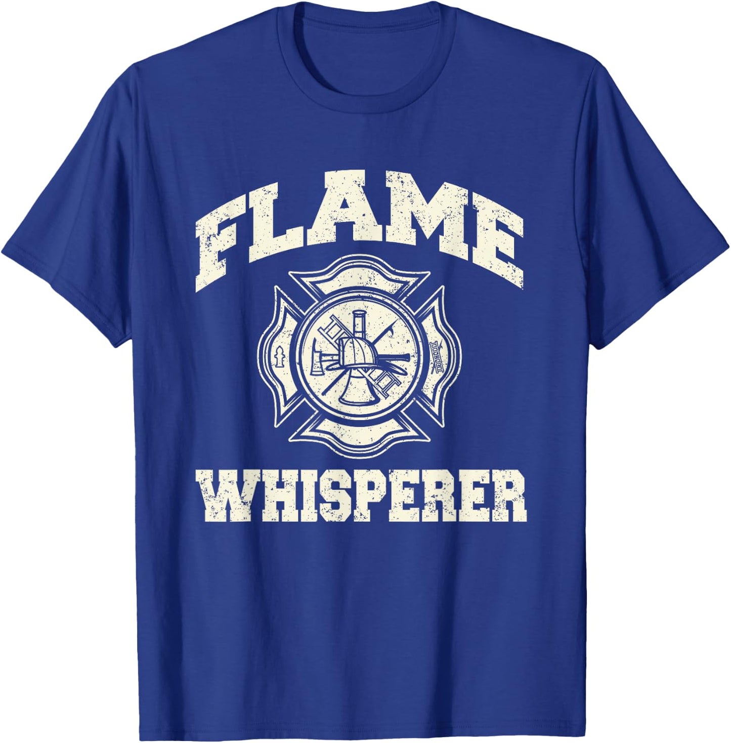 Funny Firefighting Fireman - Volunteer Firefighters T-Shirt - T-Shirt | Royal