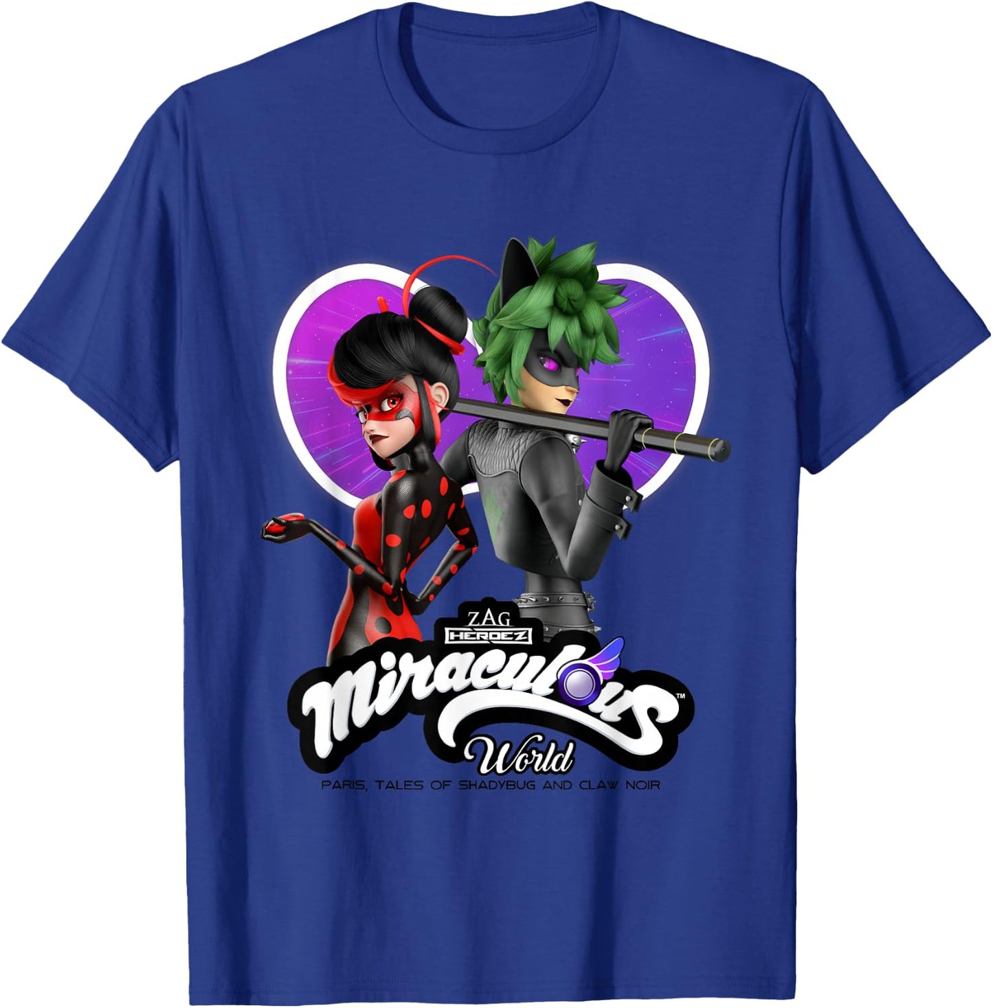 Miraculous Ladybug Cat Noir Tales of Shadybug and Claw Noir T-Shirt - T-Shirt | Royal