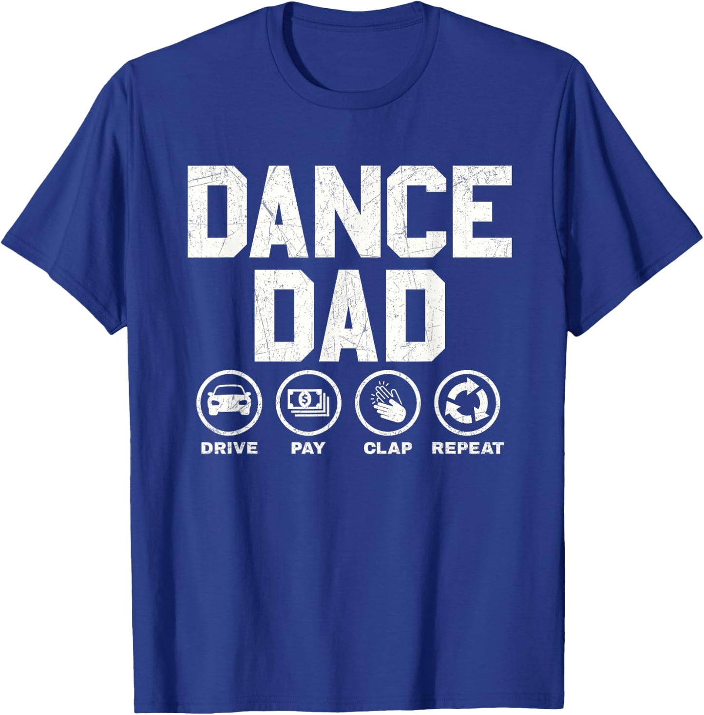 Funny Dance Dad Proud Dancer Dancing Father Men T-Shirt - T-Shirt | Royal