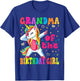 Grandma of the Birthday Princess Girl Dabbing Unicorn T-Shirt - T-Shirt | Royal