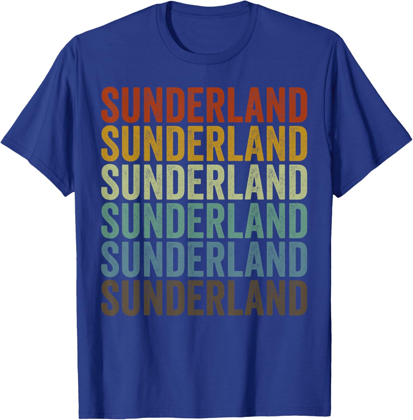 Sunderland City Retro T-Shirt - T-Shirt | Royal