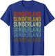 Sunderland City Retro T-Shirt - T-Shirt | Royal