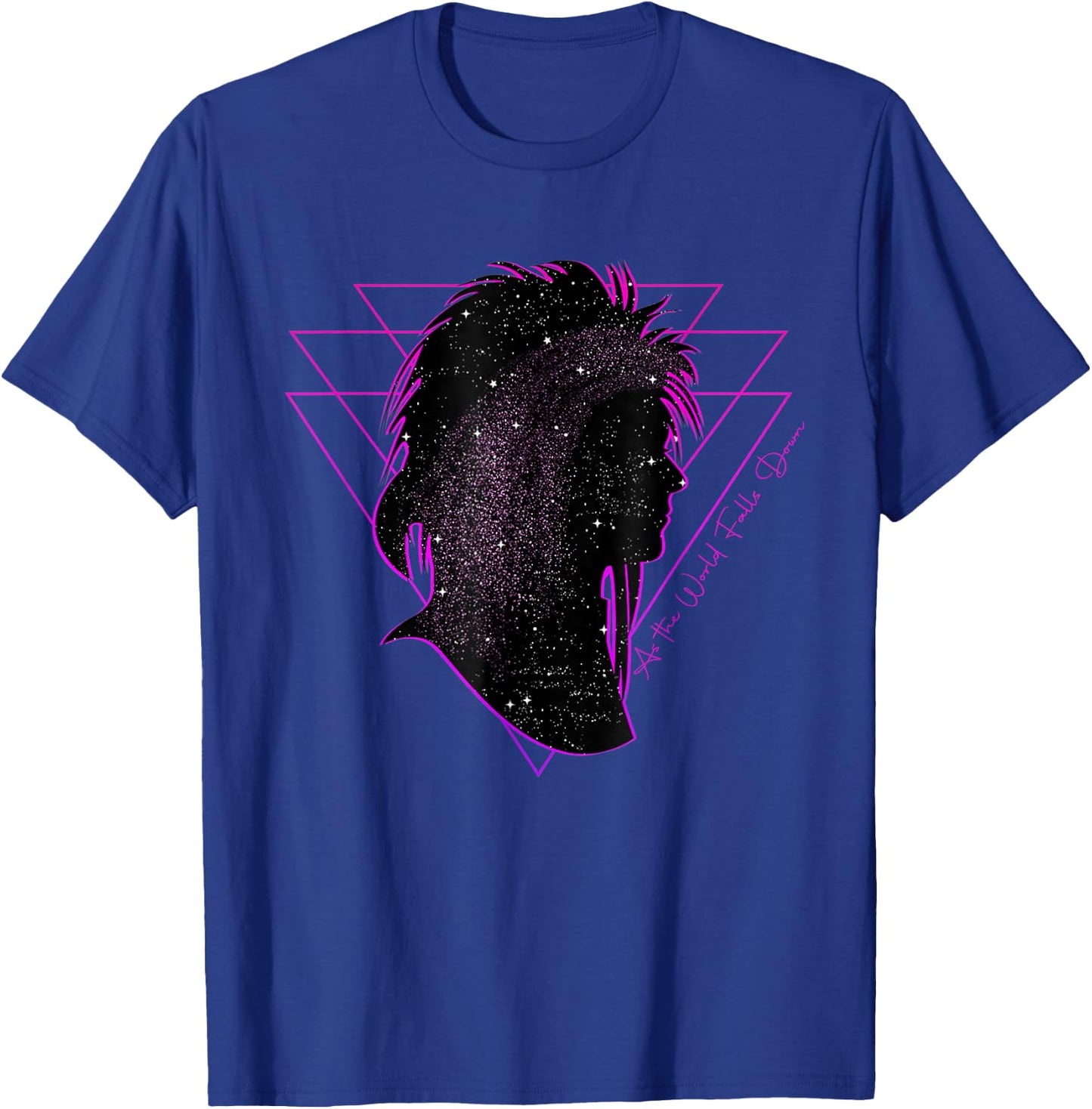 As the World Falls Down | Labyrinth Owl T-Shirt - T-Shirt | Royal