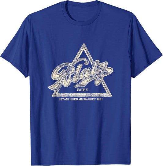 Blatz Beer Vintage Style - Pale Logo T-Shirt - T-Shirt | Royal