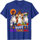 Happy Hallothanksmas Jack Russell Terrier Dog Halloween Xmas T-Shirt - T-Shirt | Royal