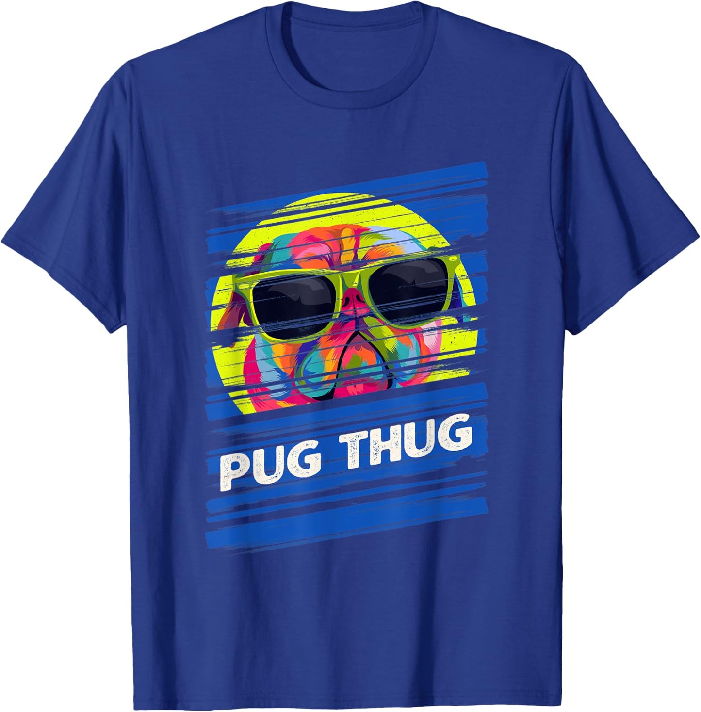 Pug Thug Dutch Bulldog Animal Pun Pug Owner Animal Meme Women T-Shirt - T-Shirt | Royal