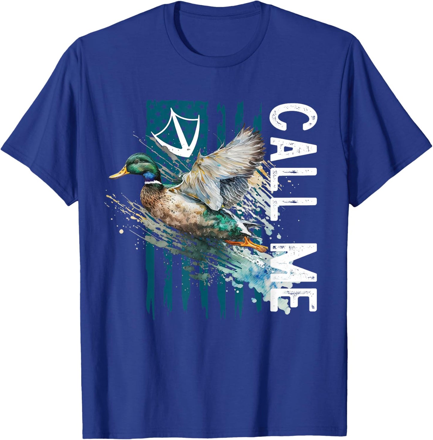 Call Me Mallard Duck Hunter Hunting Season Cute Duck Hunting T-Shirt - T-Shirt | Royal