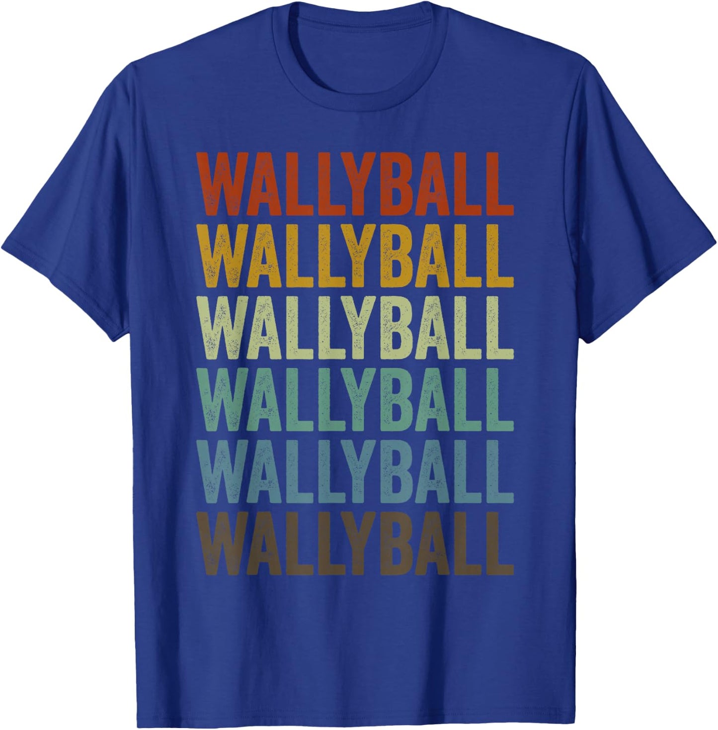 Wallyball Sports Retro T-Shirt - T-Shirt | Royal