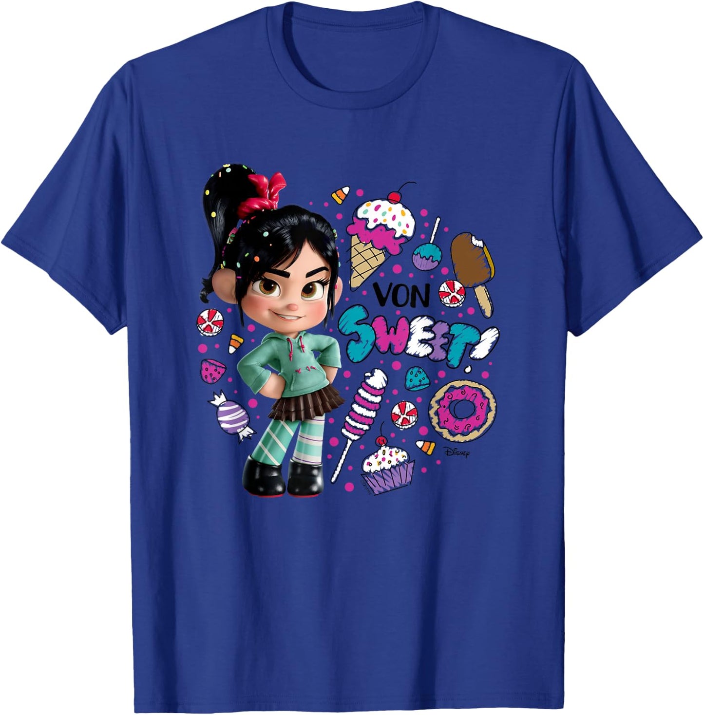 Wreck It Ralph - Von Sweet T-Shirt - T-Shirt | Royal
