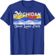 Great Lakes State Michigan Yooper Michiganian Vacation T-Shirt - T-Shirt | Royal