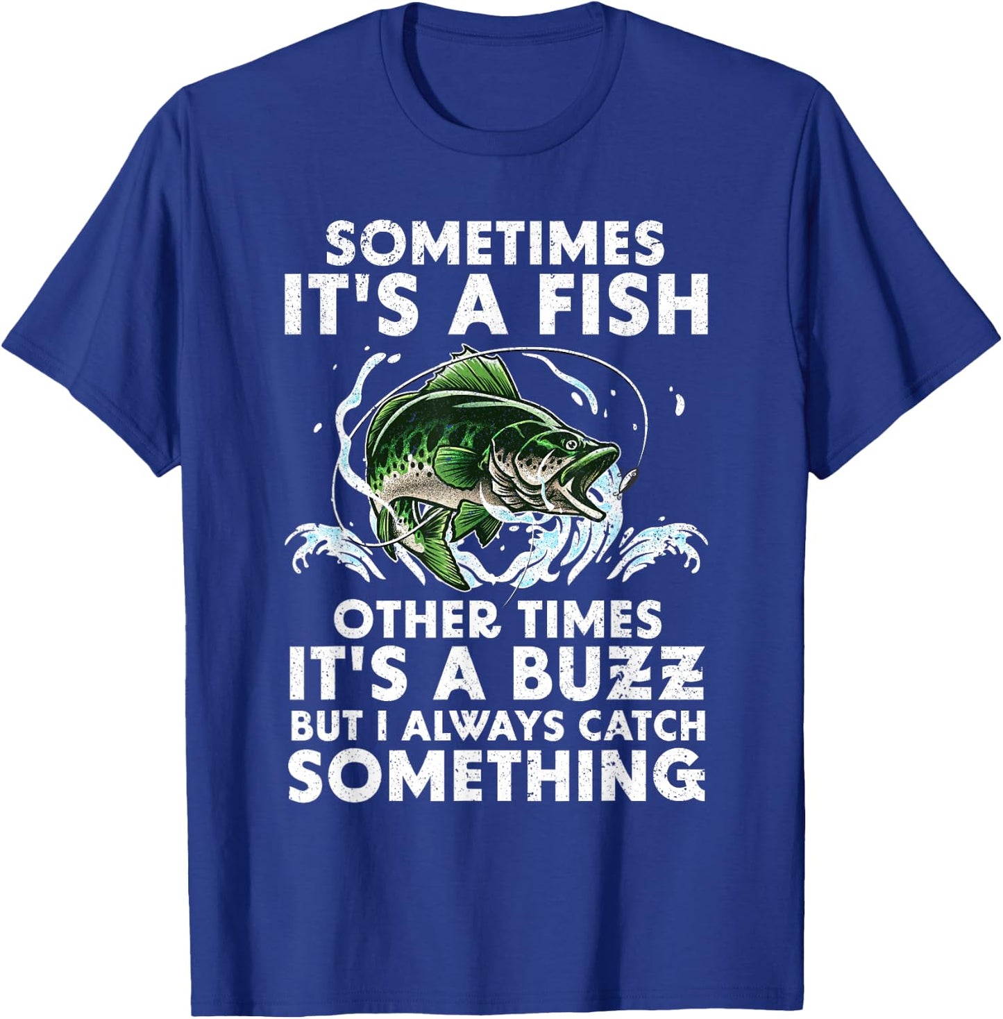 Cool Fishing Design Women Fishing Rod Fish Fisherman Small T-Shirt - T-Shirt | Royal