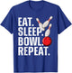Cool Bowling Women Bowling League Team Sports Bowler T-Shirt - T-Shirt | Royal