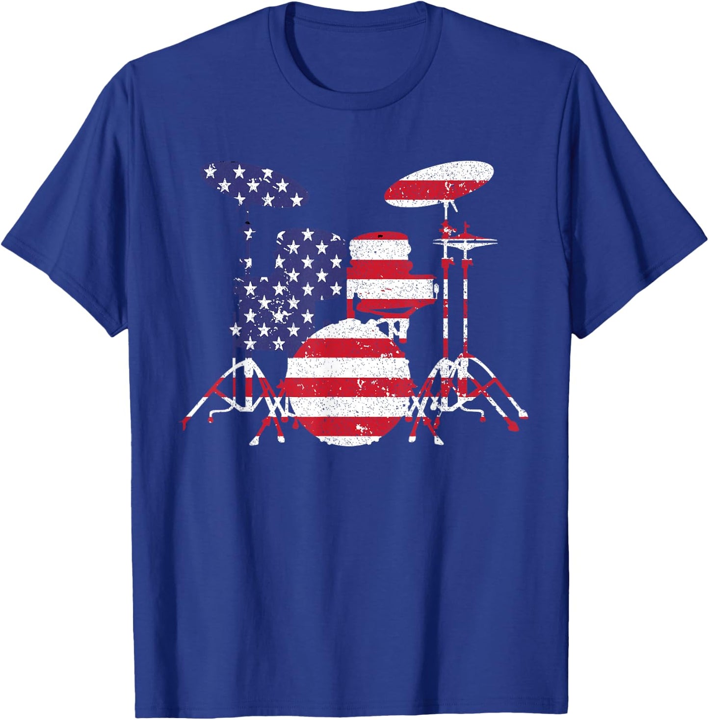 Best Drum Design Women Drum Set Drumming Drummer T-Shirt - T-Shirt | Royal