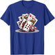 Funny Poker Card Player Casino Gambler Poker T-Shirt - T-Shirt | Royal