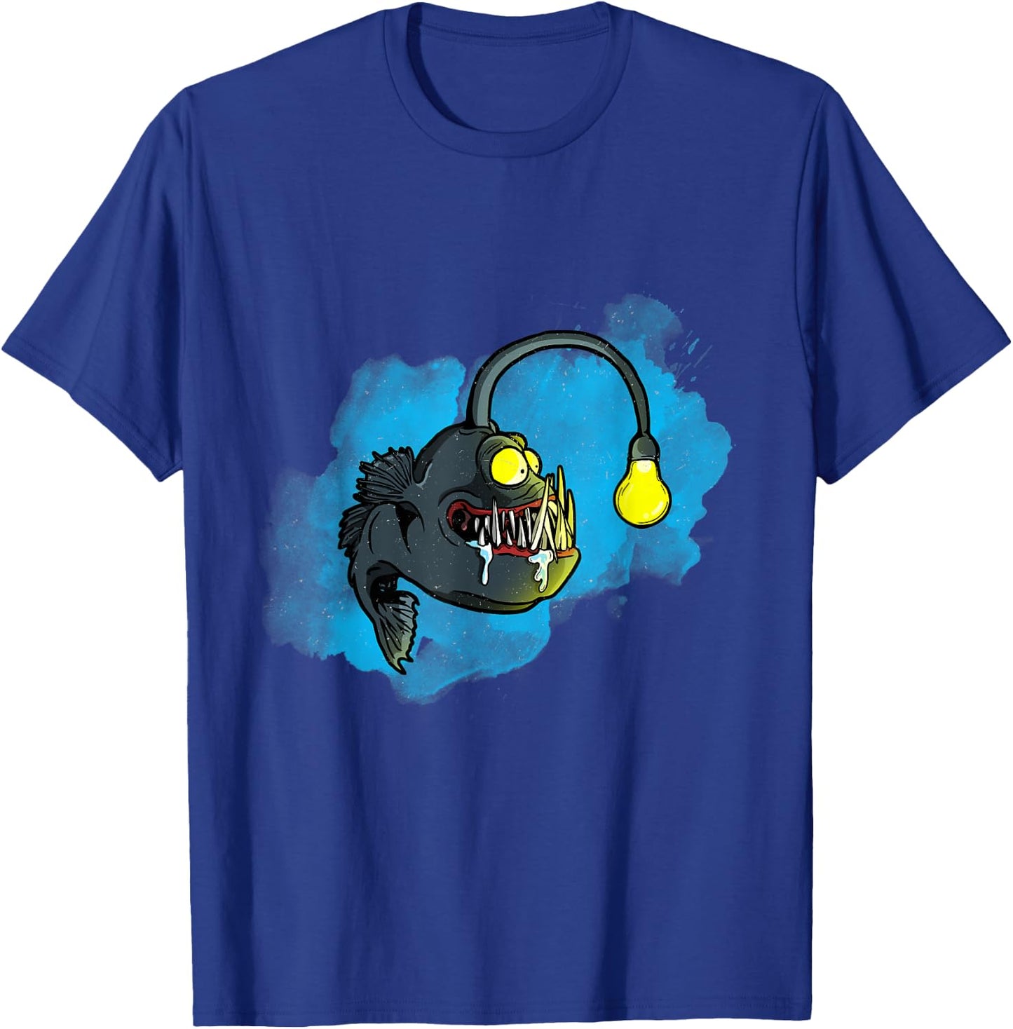 Funny Anglerfish for fishing and Sea Monster Lovers T-Shirt - T-Shirt | Royal