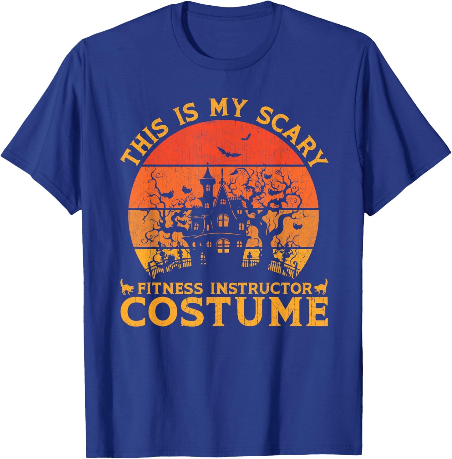 Fitness Instructor Group Matching This is My Scary Halloween T-Shirt - T-Shirt | Royal