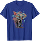 Boho Elephant | Bohemain Style | Cute Elephant T-Shirt - T-Shirt | Royal